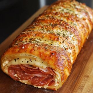 Italian Stromboli Recipe 🍕🧀