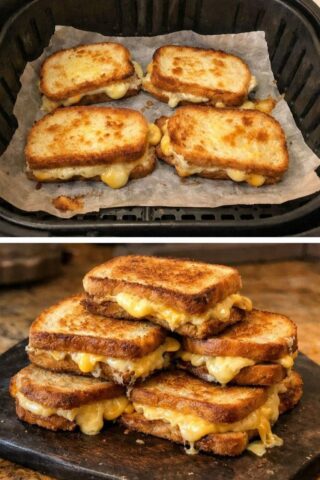 The Ultimate Air Fryer Cheese Toast: Crispy, Gooey, & Effortless