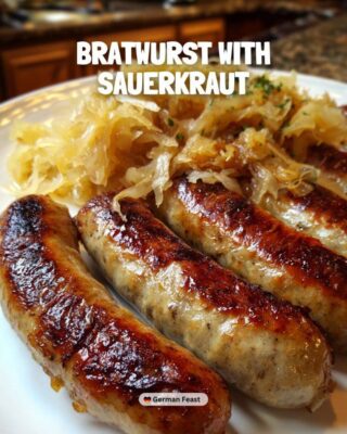 German Bratwurst with Sauerkraut Recipe