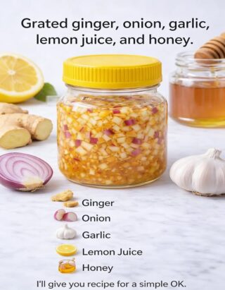 Ginger Onion Garlic Lemon Honey Blend: Your Simple Daily Ritual for Everyday Comfort and Balance