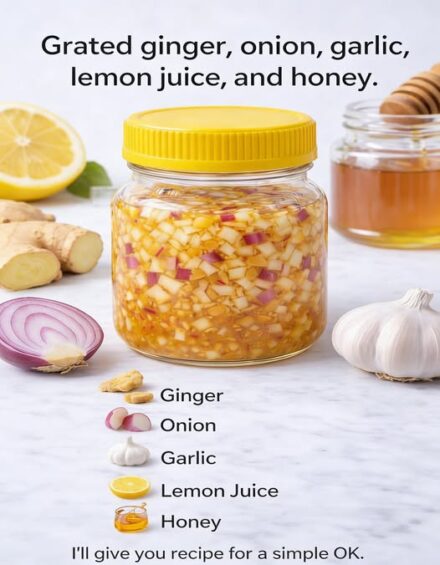 Ginger Onion Garlic Lemon Honey Blend: Your Simple Daily Ritual for Everyday Comfort and Balance
