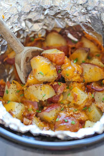 Slow Cooker Cheesy Bacon Ranch Potatoes
