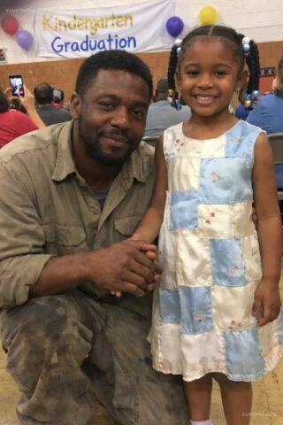 A Rich Mom Mocked the Dress I Made From My Late Wife’s Handkerchiefs — Then Her Son Said Something That Silenced the Entire Gym