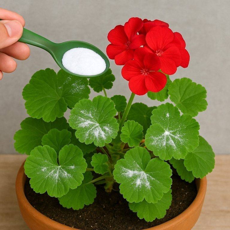 Here’s how to have geraniums full of flowers: you have to water them like this to always have them thriving