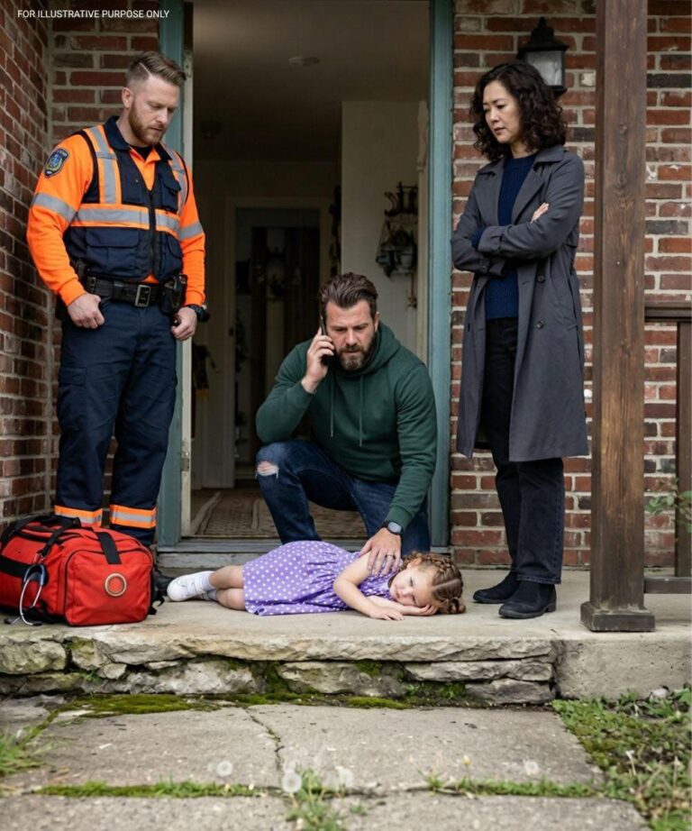 When I got home from a business trip, I found my daughter unconscious by the door.