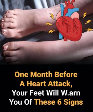 One Month Before A Heart Attack, Your Feet Will W.arn You Of These 6 Signs