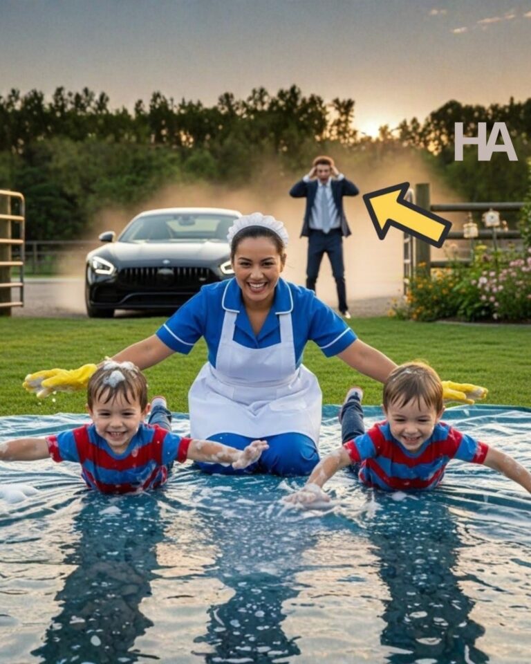 MILLIONAIRE STORMS HOME TO FIRE THE MAID, THEN FREEZES WHEN HE SEES HIS “PARALYZED” TWINS STANDING