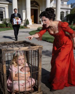 THE BILLIONAIRE CAME HOME AND FOUND HIS DAUGHTER SLEEPING IN A DOGHOUSE WITH HER BABY BROTHER… WHAT HE DID NEXT DESTROYED HIS WIFE’S LIES FOREVER
