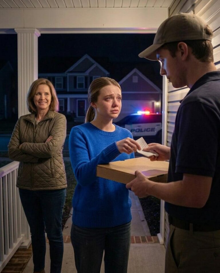 I slipped the note under the pizza box so fast I thought my mother-in-law would see it: ‘Please help me.