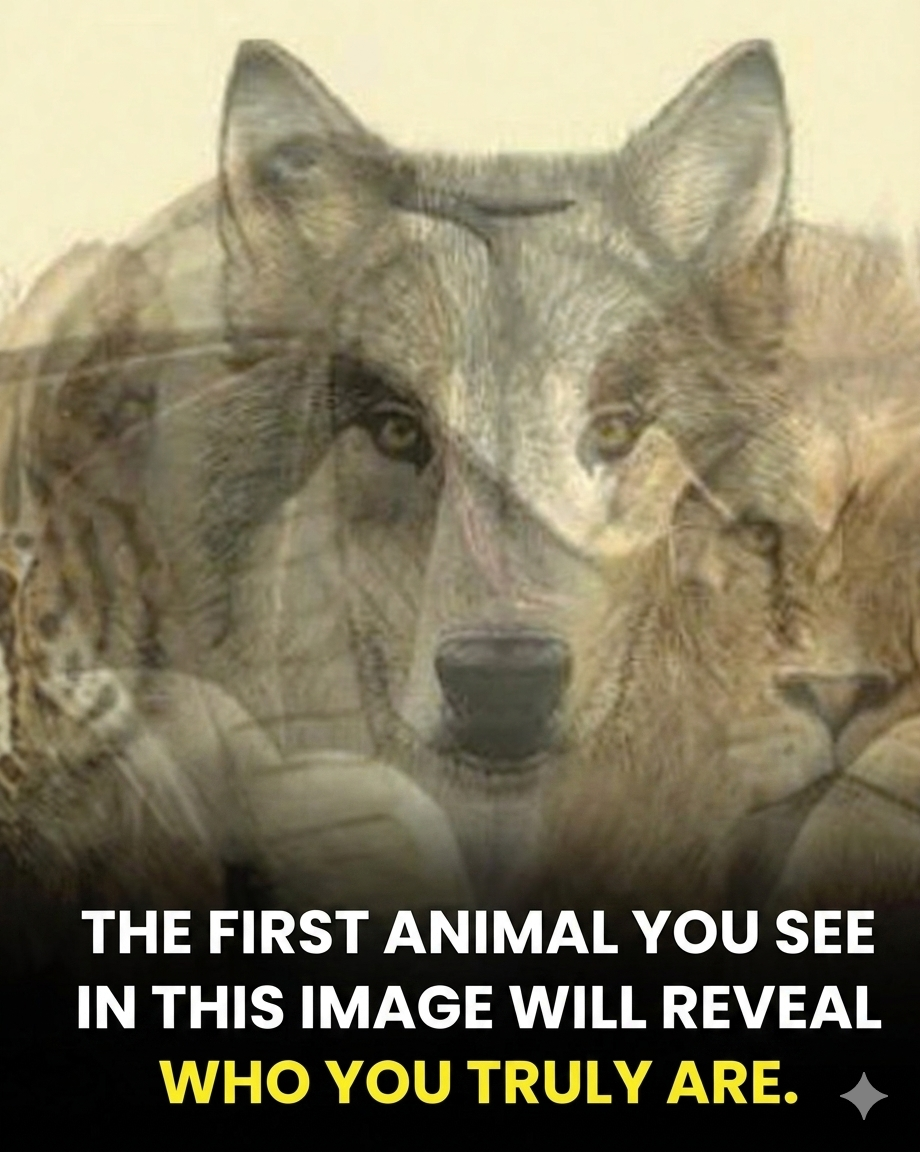 The first animal you see in this image will reveal who you are…see more